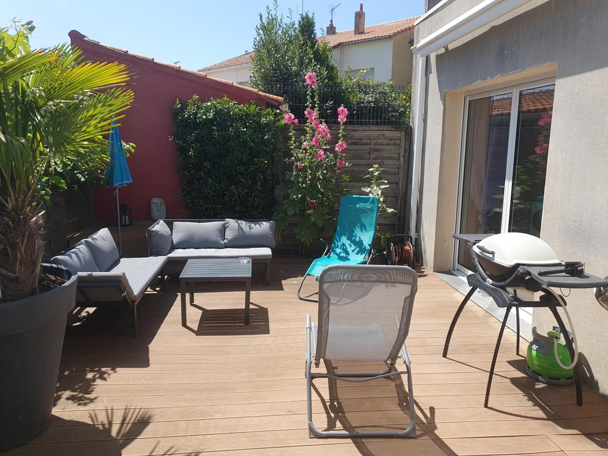 Joli Appartement 50 M2 Classe 3 Etoiles Avec Terrasse Et Jardin La Rochelle  Esterno foto